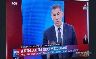 Pehlivanoğlu: Bugun Fox TV ye çıkan Sinan Oğan’ı kaleme aldı.
