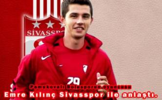 Pamukovalı Boluspor’un kanat oyuncusu Emre Kılınç Sivassporla anlaştı. 