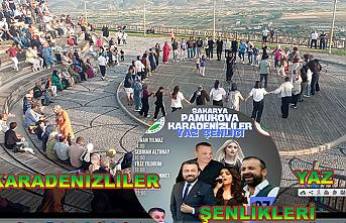Pamukova da Karadenizliler Yaz Şenliklerine büyük ilgi gösterdiler.