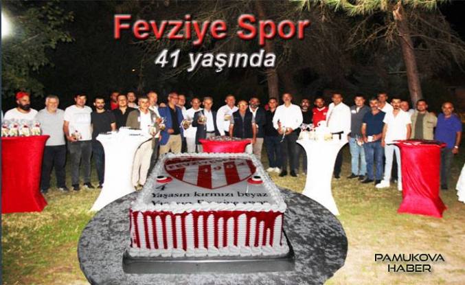 Pamukova Mahallesi takımı Fevziye Spor 41 yılını kutlandı.