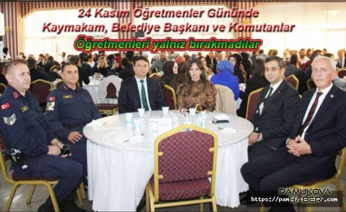 ÖĞRETMENLER GÜNÜ PAMUKOVA DA BÖYLE KUTLANDI.
