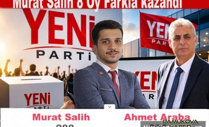 Pamukova da Yeni Partinin yeni ilçe başkanı Murat Salih oldu.
